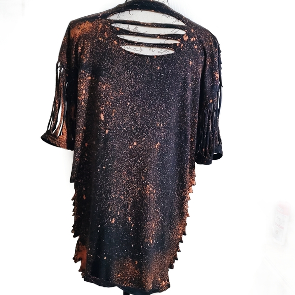 *SOLD* Ramones custom shredded distressed t-shirt - Picture 3 of 4